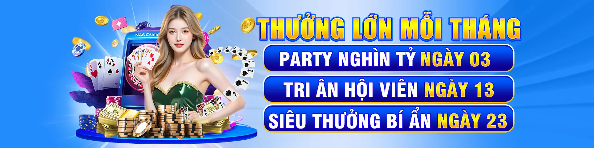 Hình ảnh chính sòng bạc sumclup với các ưu đãi và giải độc đắc lớn