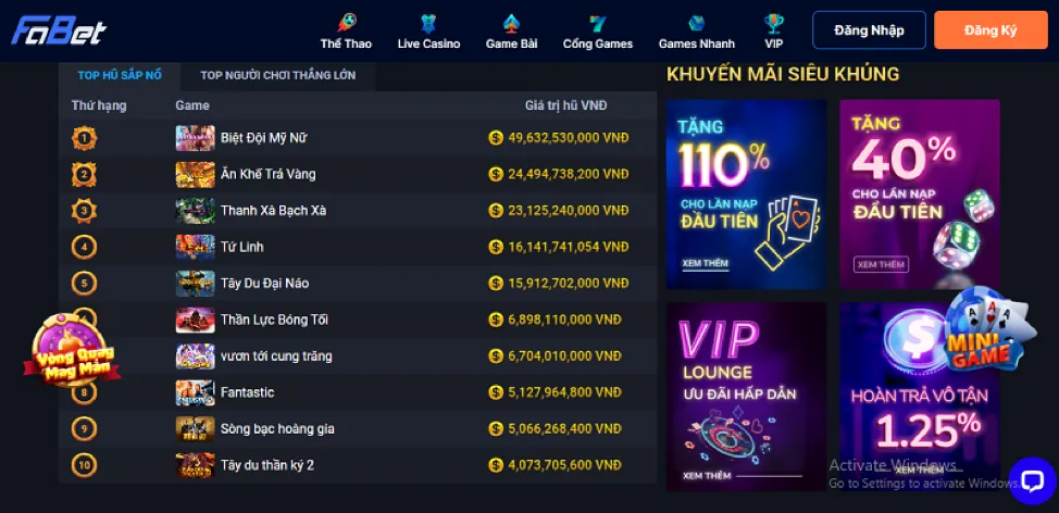 Hoàn trả hàng tuần lên đến 1.5% tại sumclup